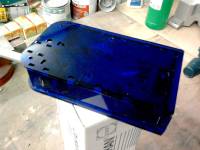 Station 1: Ausführung in Blau-durchsichtig